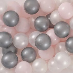 Samostatné loptičky 50 ks - perleťovo ružová
