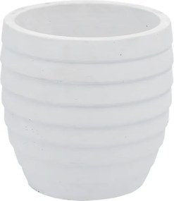 Garden Line CEMENTOVÝ OBAL NA KVETINOVÝ KÔŠ 12 x 12 x 12 CM BIELY *1350