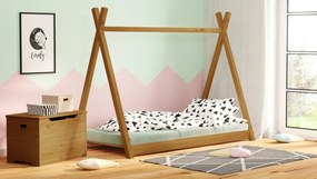 Drevená detská posteľ Tipi