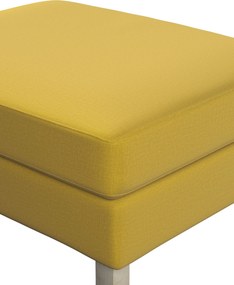 Poťah na podnožku Karlstad farba produktu žltá látka zamatová