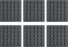 Protišmykové podložky v súprave 5 ks do vane 13x13 cm Quadro – MSV