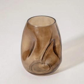 Váza Bronze Wave I 13x13x18 cm