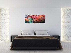 Obraz - Orientálna krajina (120x50 cm)