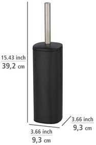 Čierna aantikoro toaletná kefa Wenko Alassio