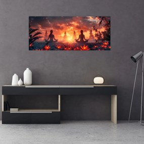 Obraz - Jóga v prírode (120x50 cm)