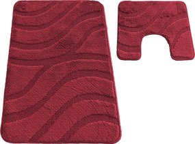 DY Kúpeľňová sada Montana s výrezom Symphony Barn Red