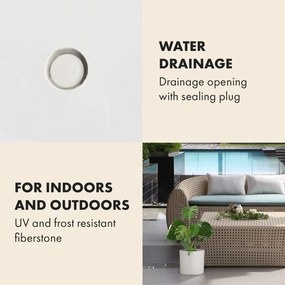 Fox & Fern Gendt, kvetináč, fiberstone, interiér/exteriér