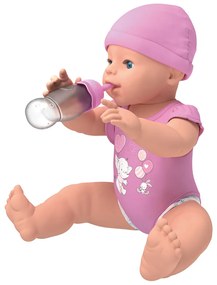 Playtive Cikajúca bábika Toni, 40 cm (bledoružová)  (100367685)