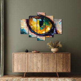 Obraz - Maľba mačacieho oka (150x105 cm)