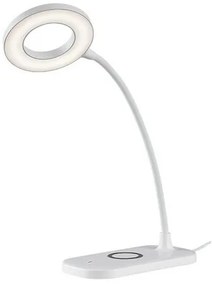 Rabalux 74014 stolná LED lampa Harding, 5 W, biela