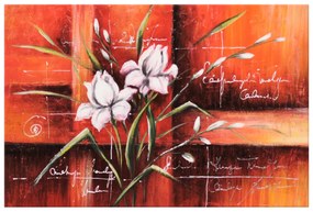 Gario Ručne maľovaný obraz Rozkvitnutý tulipán Rozmery: 120 x 80 cm