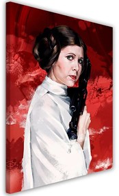 Gario Obraz na plátne Star Wars, portrét Leia - Dmitry Belov Rozmery: 40 x 60 cm