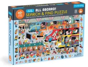 Puzzle Hľadaj a Nájdi Vlaková stanica 64ks