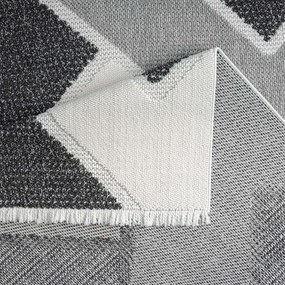 Dekorstudio Moderný koberec LINDO 8877 - sivý Rozmer koberca: 160x230cm