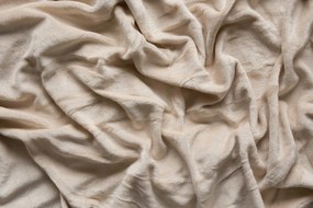 Jerry Fabrics Hrejivé prestieradlo mikroflanel 90x200 cm - Smotanová
