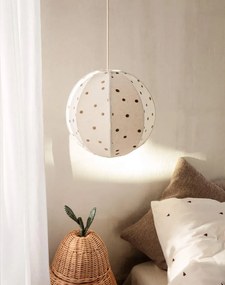 Ferm Living Vyšívané textilné tienidlo Dots 1104263428