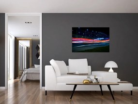 Obraz nočného mesta (90x60 cm)