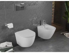 Mexen LENA Rimless, závesná wc misa 48 x 36 cm, biela, 3322XX00