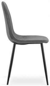 Set dvoch jedálenských stoličiek COMO sivé (2ks)