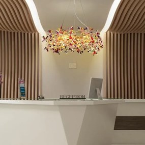 Krištáľový luster na lanku 16xG9/40W/230V pestrofarebná