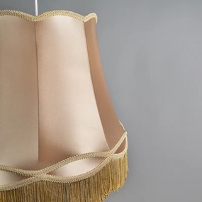 Retro závesné svietidlo zlaté 45 cm - Granny