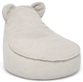 MeowBaby® sedací vak s uškami Slimcord, grey