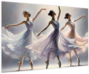 Obraz - Tri baletky (90x60 cm)