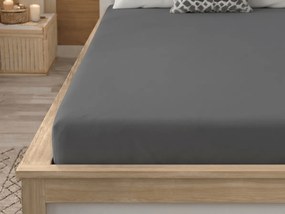 Plachta z mikrovlákna MICROVELLE tmavo sivá 180x200 cm