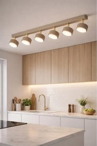 Brilagi - LED RGB stmievateľné bodové svietidlo MONO 6xGX53/14W/230V Wi-Fi Tuya béžová/zlatá