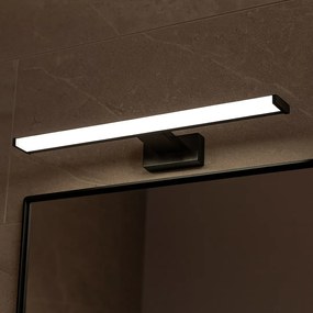 Nástenné LED svietidlo Mirore, 1x LED 10w, 4000k, (fi 60cm), b