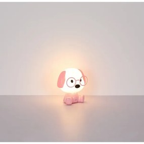 Globo 21761P - LED stmievateľná detská nočná lampa PUPPY 1W/5V 500 mAh ružová