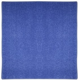 Vopi, Kusový koberec Eton modrý 82 štvorec, 150x150, modrá, obývacia izba