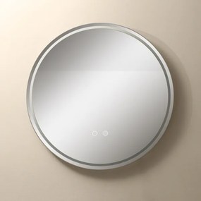 Zuma Line D3004-60-LED Kúp. zrkadlo s podsv. 24W/230V 3000/4000/6000K IP44 biela