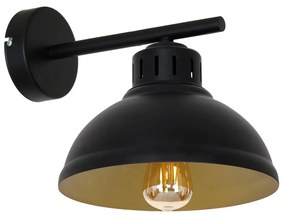 Nástenná lampa SVEN 1xE27/15W/230V čierna/zlatá