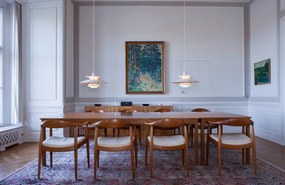 Louis Poulsen Závesná lampa PH 5 Classic White