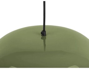 Zelené závesné svietidlo s kovovým tienidlom ø 40 cm Dome – Leitmotiv