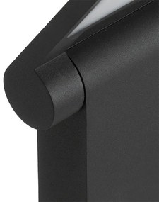 Moderný vonkajší stĺpikový svietidlo antracit 60 cm vrátane LED IP54 - Zane