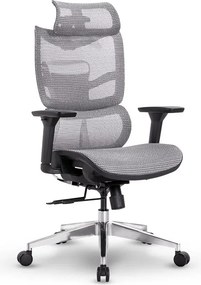 Ergonomická sieťovaná kancelárska stolička MOSH Airflow 690 – čierno-biela
