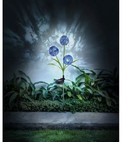 Globo 33599P - LED Solárne svietidlo SOLAR 3xLED/0,06W/3V 5000K IP44 fialová