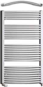 BPS-koupelny Kúpeľňový radiátor Eco EC-X 45132 / biela RAL 9016 (132x45 cm)