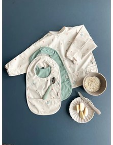 Hnedý/béžový detský príbor 3 ks zo silikónu Olive Mix – Cam Cam Copenhagen