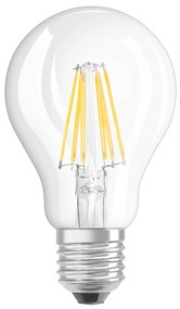 OSRAM LED E27 6,5W teplá biela GLOWdim číra