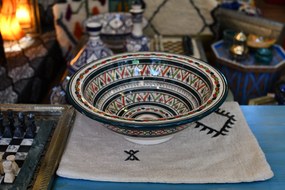 Orientálne ručne maľované umývadlo FES 08