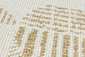 Obojstranný koberec BRUSSELS 206131/10820 béžový / krémový kruh