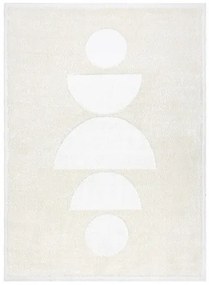 Dywany Łuszczów AKCIA: 80x150 cm Kusový koberec Mode 8598 geometric cream - 80x150 cm