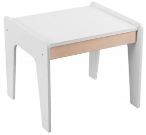 lovel.sk SET detský stolík + 1 stolička - biela/drevo
