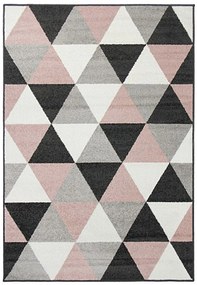 Oriental Weavers, Kusový koberec Lotto 523 HR5 X, 200x285, ružová, chodba / predsieň