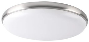 PLX LED stropné moderné osvetlenie MATIS, 24W, denná biela, 38cm, okrúhle, matné chrómované