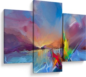 Obraz - Západ slnka (90x60 cm)