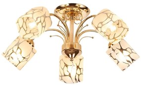 Brilagi - Prisadený luster MEGAPOLIS 5xE14/60W/230V zlatá